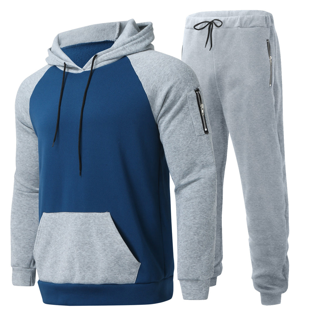 Herrer Sportiv Hoodie- og Joggingbukser-Sæt med åndbart Struktur Stilla