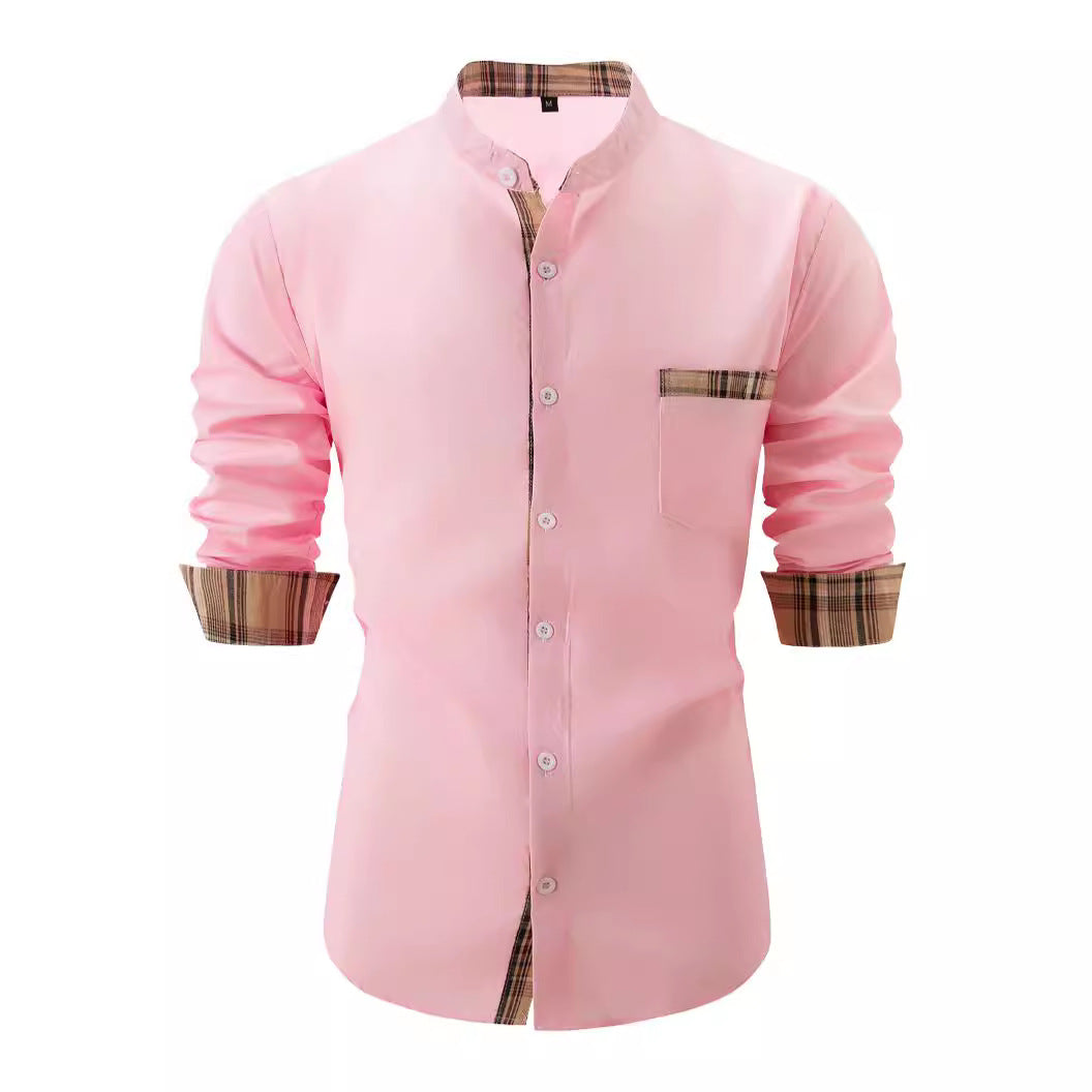 Herrer Fritid Button-Up Skjorte Stilla