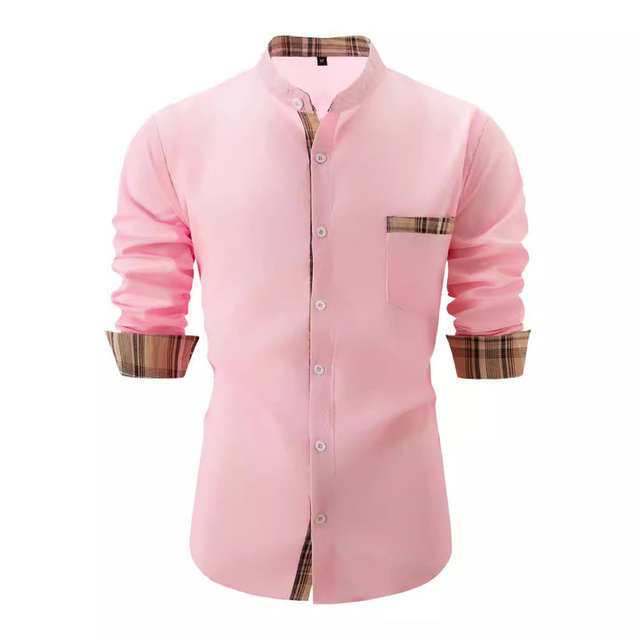 Herrer Fritid Button-Up Skjorte Stilla