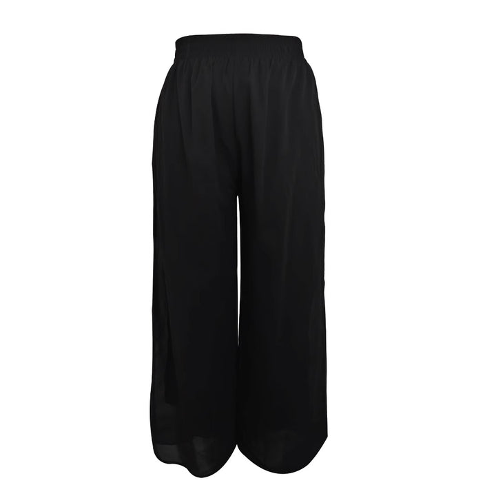 Dame let chiffon-bukser med elastisk talje og sidelommer Stilla