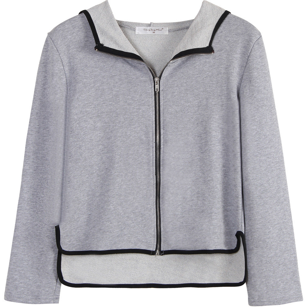 Kvinders sporty zip hoodie jakke Stilla
