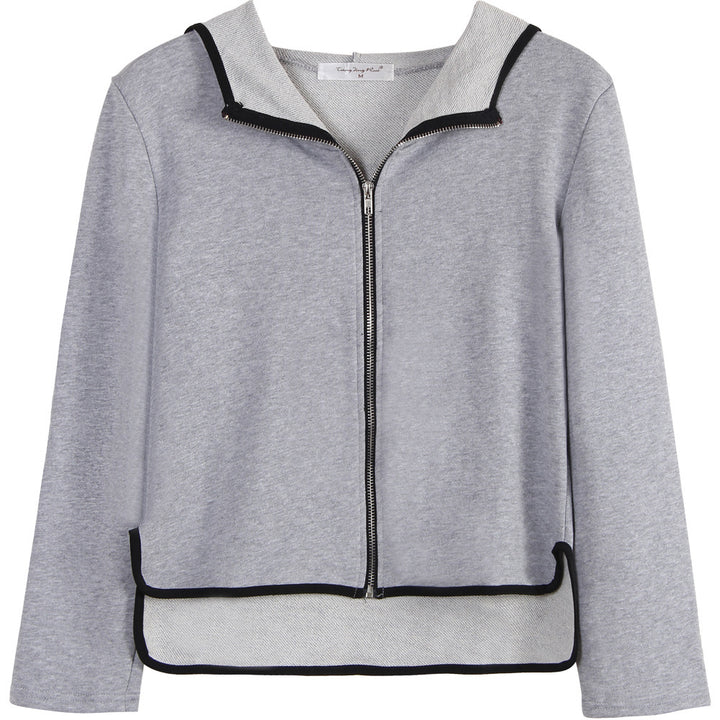 Kvinders sporty zip hoodie jakke Stilla