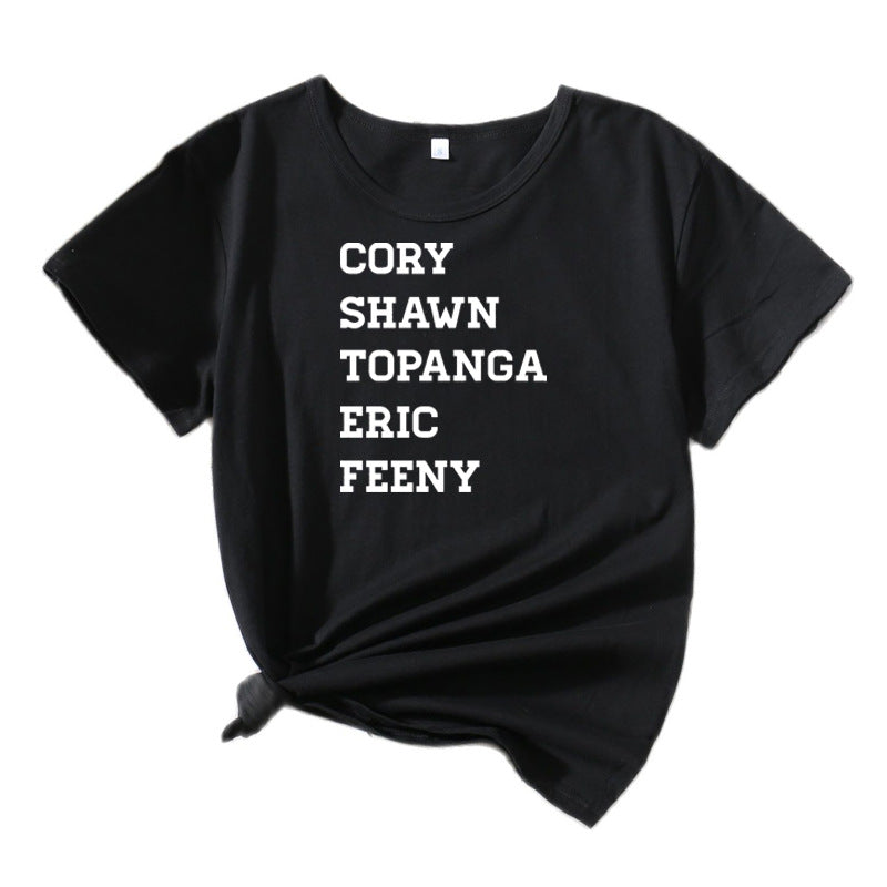 Dame Fritids Typografi T-shirt Stilla