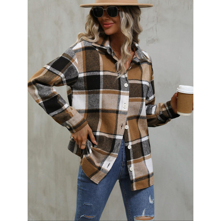 Femme Flannel Oversized Skjorte Stilla