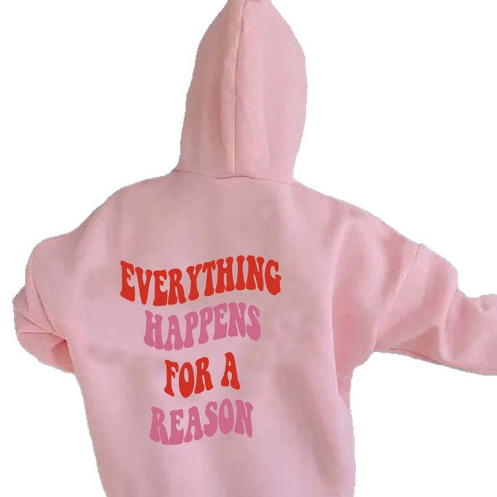 Kvinders hoodie med et unikt motiverende slogan og en komfortabel pasform Skovae