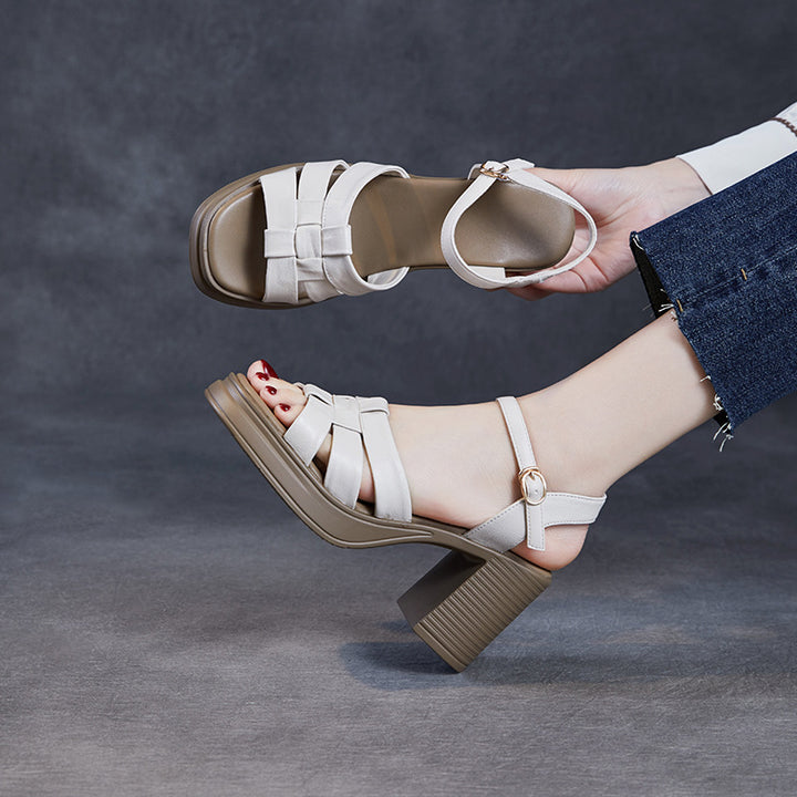 Dame Chunky Hælede Sandaler Stilla
