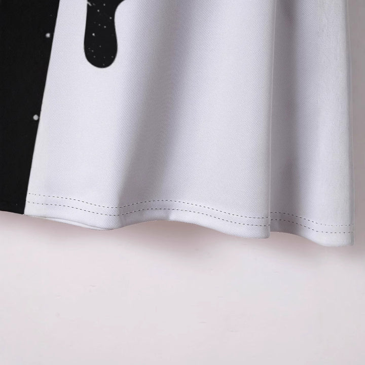 Herrer polo-shirt med kreativ farvegradient og unikt grafikdesign Stilla
