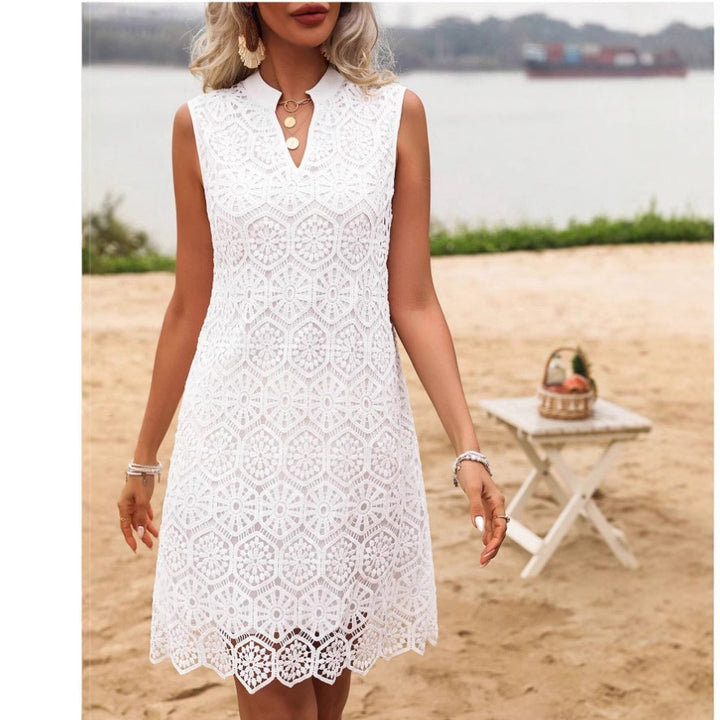 Dame Spids Kjole i Boho-Stil Stilla