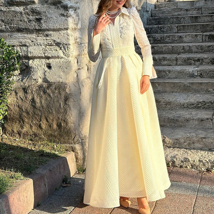 Stilla | Elegant Vintage Langeærmet Fashion Slim Kjole