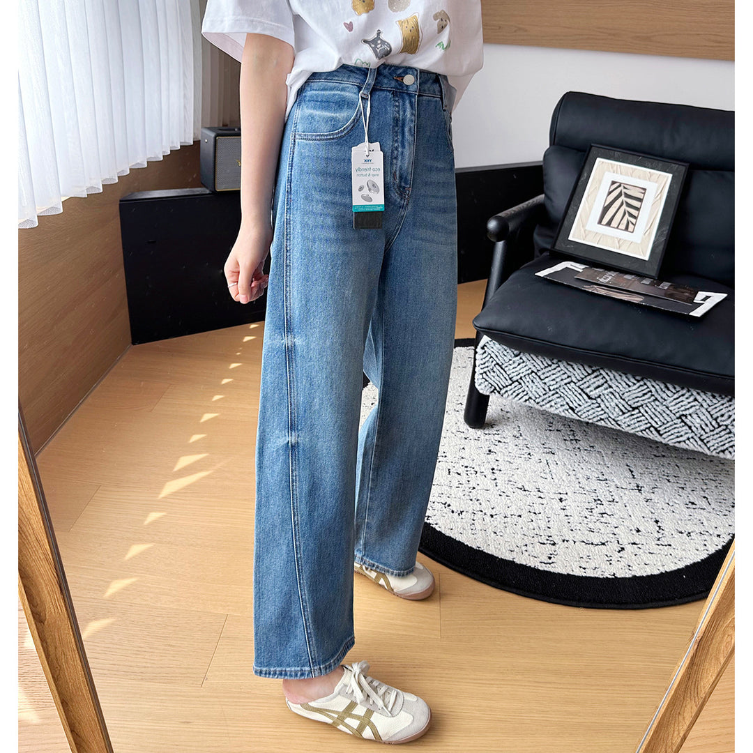 Dame Højtaljede Mom-Jeans Stilla