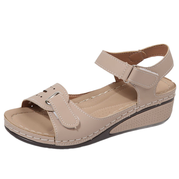 Dame Komfortable Wedge-Sandaler med justerbar rem og ergonomisk fodseng Stilla