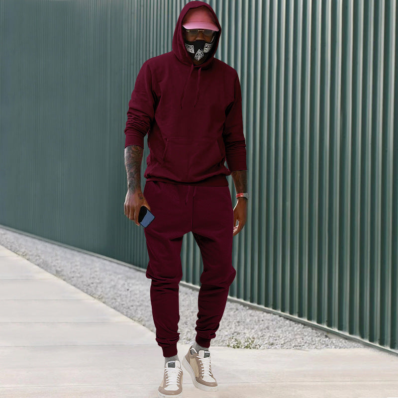 Herrer sporty hættetrøje og joggingbuks sæt Stilla