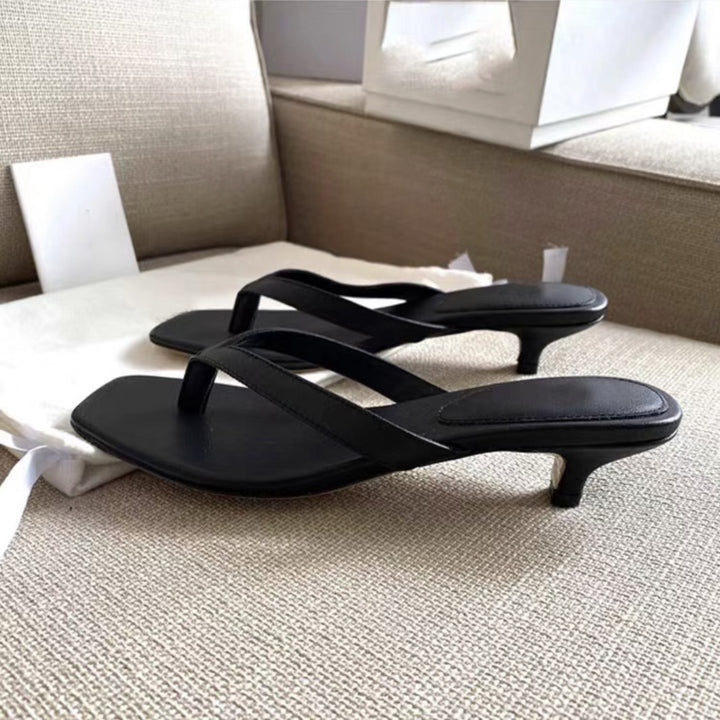 Dame Elegante Slipper Hæle Sandaler Stilla