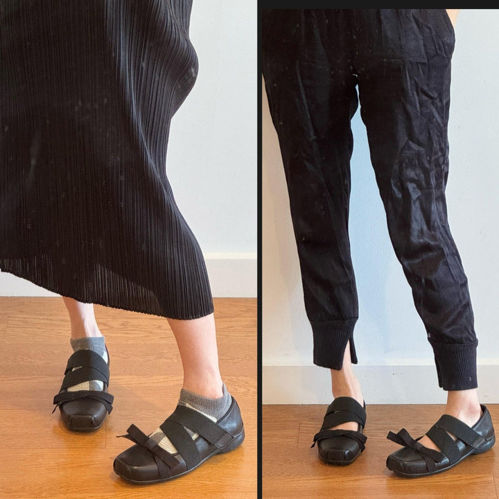 Dame Chunky Metal Tå Slip-On Sandaler Stilla