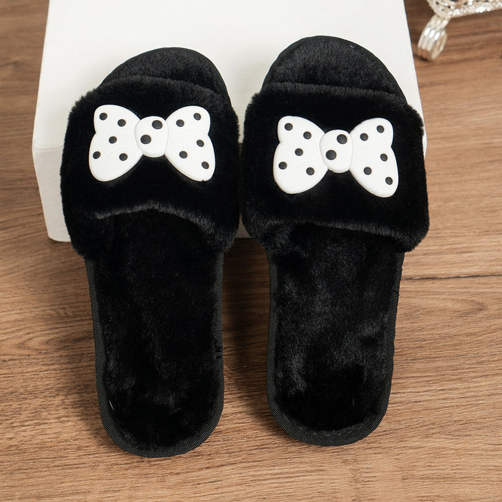 Dame Fluffy Pantofler med legende sommerfugledesign Stilla