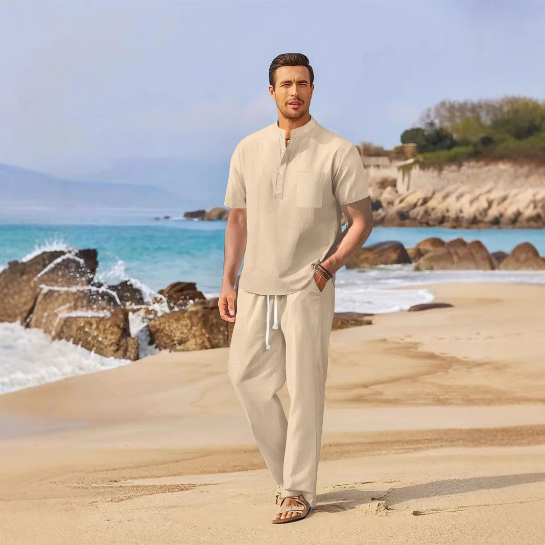 Herrer casual linnedragt Stilla