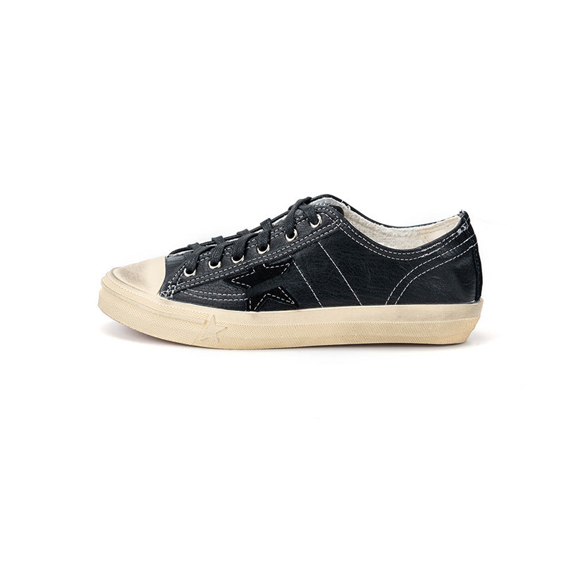 Dame Casual Sneakers i urban stil med høj kvalitet læderapplikationer og klassisk flair Stilla