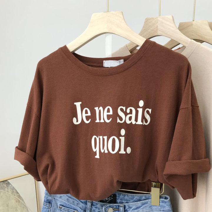 Dame Casual Graphic T-Shirt Stilla