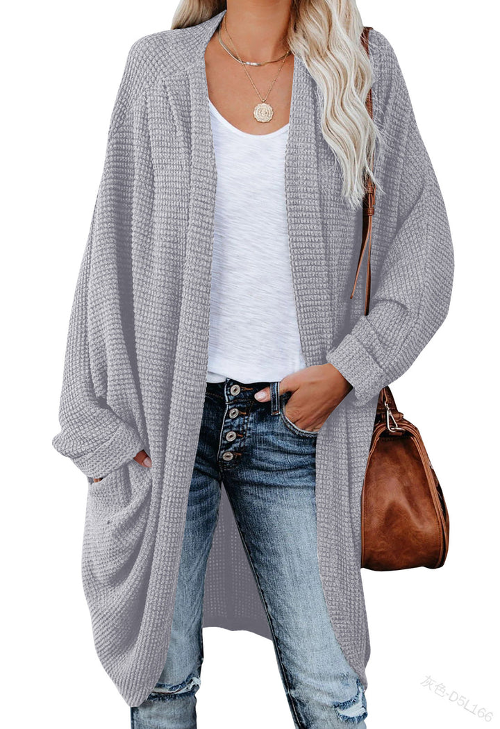 Dame hyggelig strikjakke med oversized snit Stilla