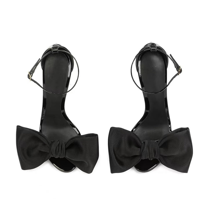 Femme Elegante Højhælede Sandaler med Sløjfedetalje Stilla