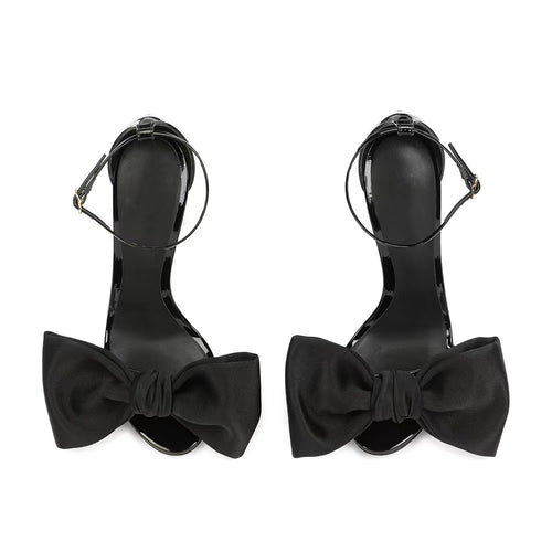 Femme Elegante Højhælede Sandaler med Sløjfedetalje Stilla