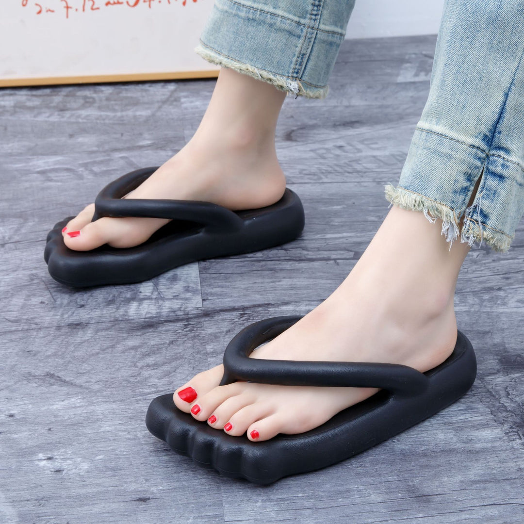 Dame komfortable flip-flops med innovativt foddesign Stilla