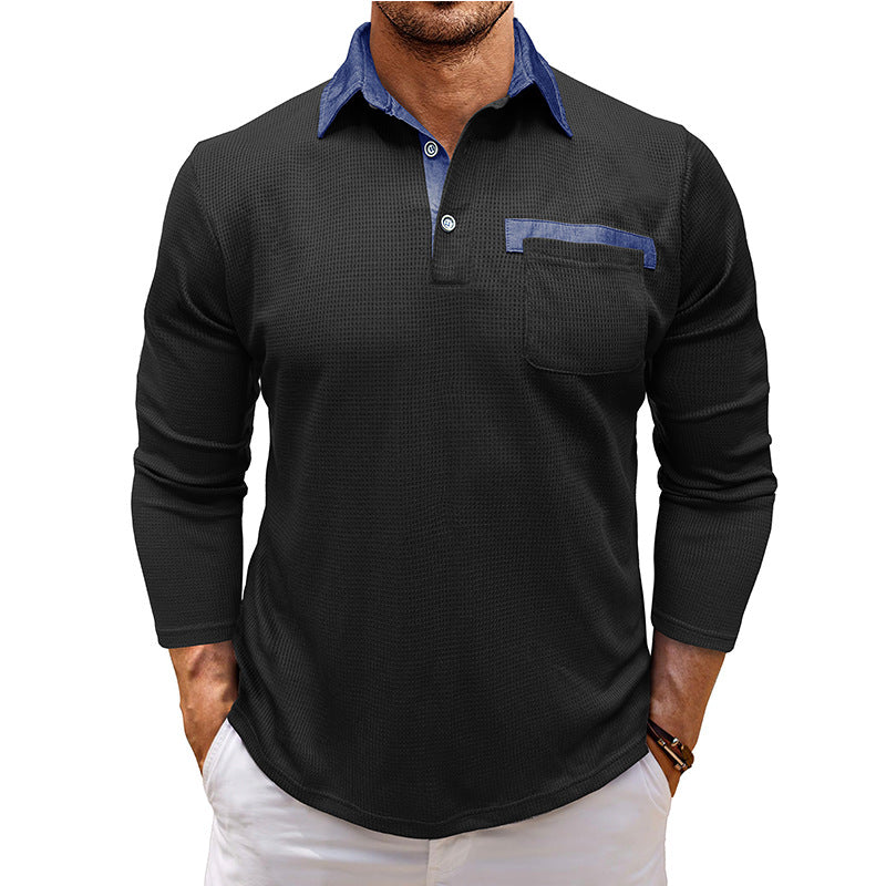 Herrer Langærmet Polo Shirt Stilla