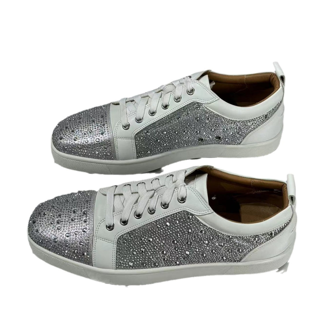 Femme Funklende Strass-udsmykkede fritids sneakers Stilla