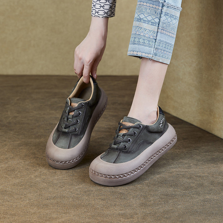 Herrer Casual Luxe Platform Sneakers Stilla