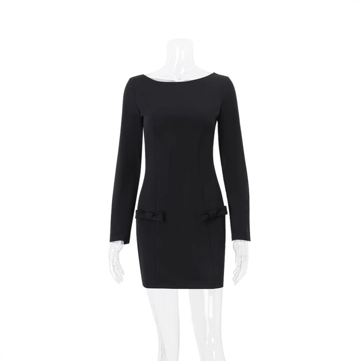 Dame Mini-kjole med smagfulde lommer og elegant silhuet Skovae