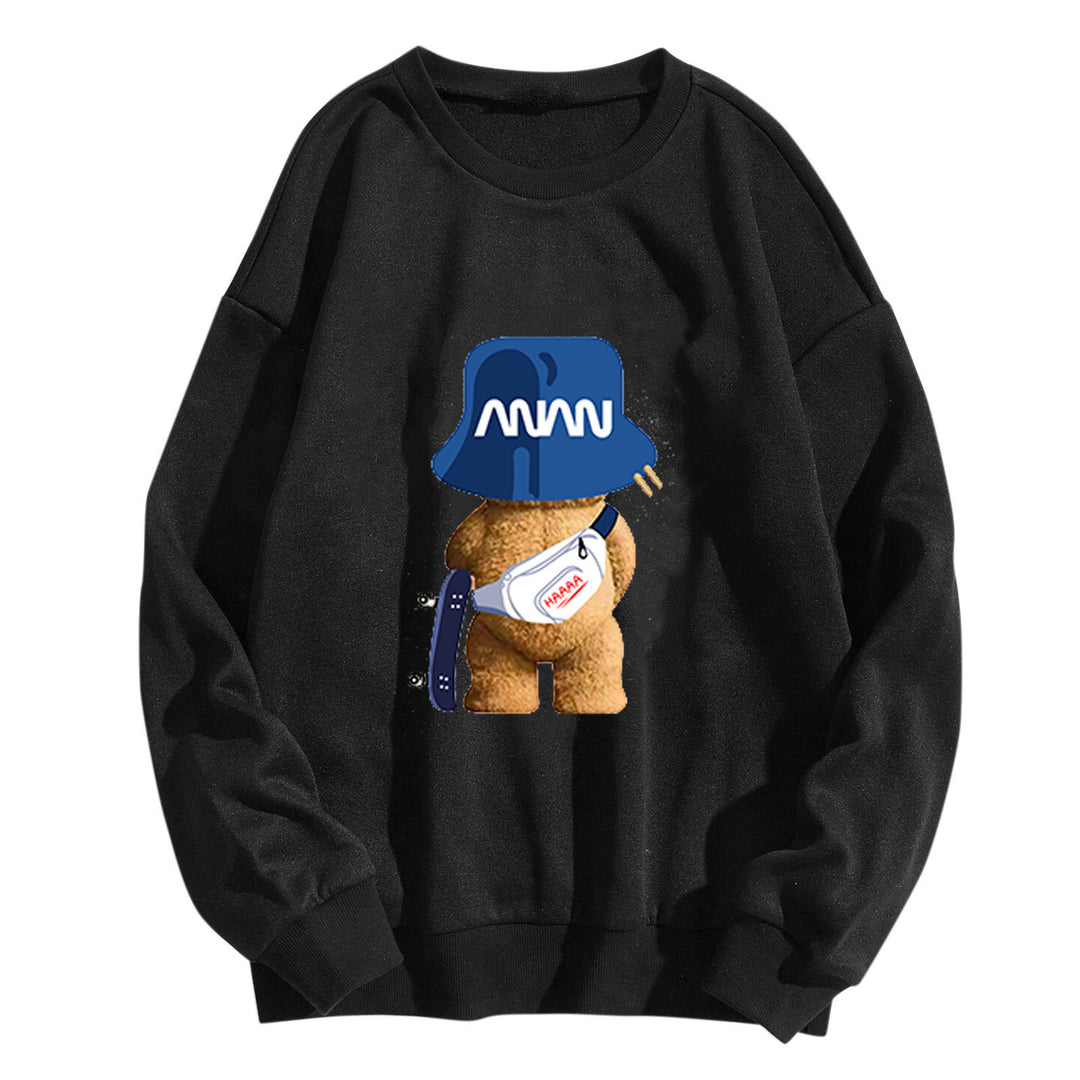 Kvinder casual sweatshirt med legende bjørnemotiver Skovae