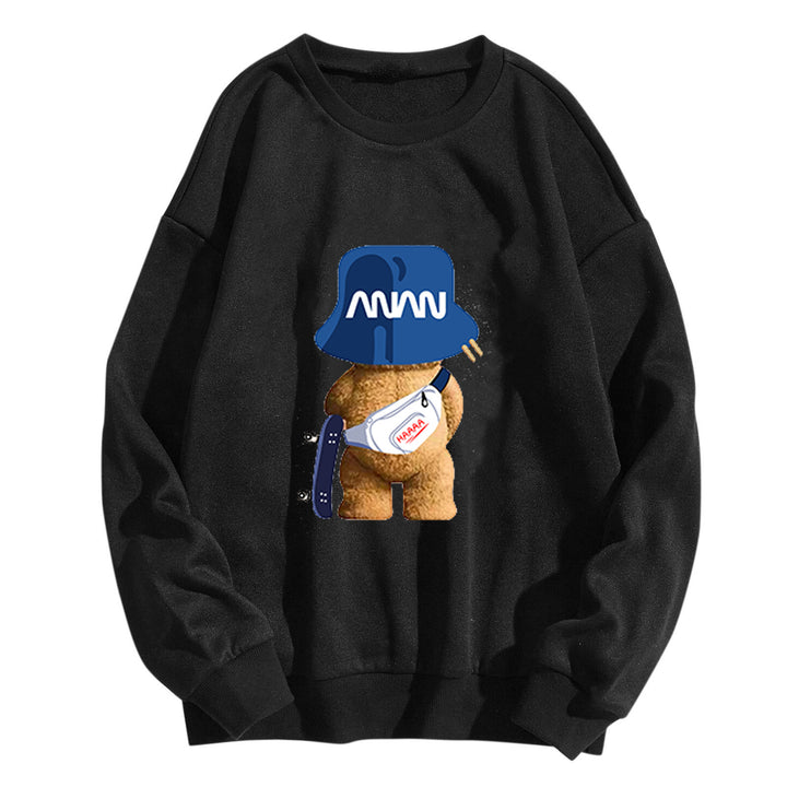Kvinder casual sweatshirt med legende bjørnemotiver Skovae