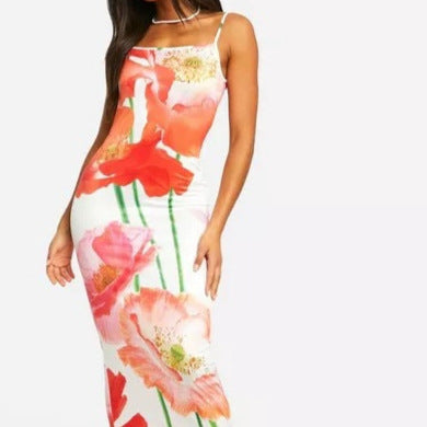 Dame Blomst Maxi Kjole Stilla