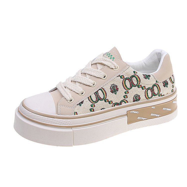 Damer mode Platform Sneakers med innovativt mønster og komfortabel sål Stilla