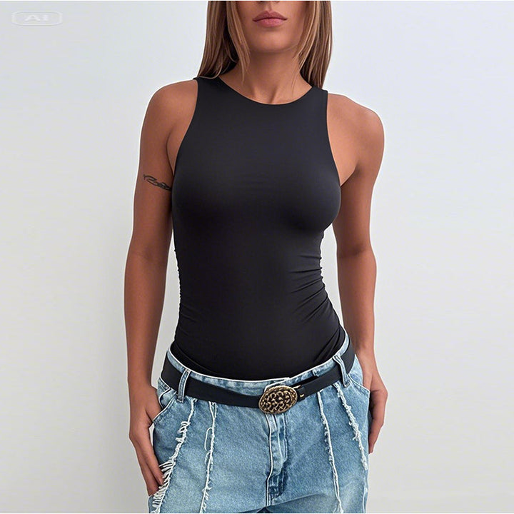 Dame Rynket Bodysuit Tank Top Stilla