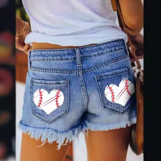 Kvinders Ødelagte Denim Shorts Stilla