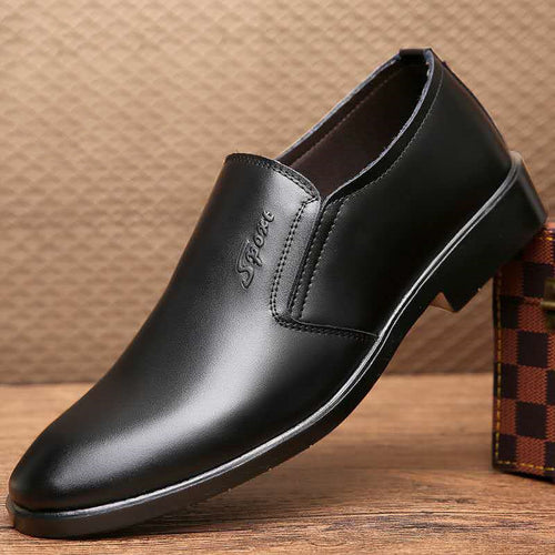 Herrer elegante læderslipper med komfortindlæg Stilla
