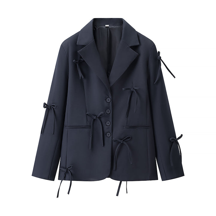 Femme Stilfuld Utility-Blazer med justerbare bindedetaljer Stilla
