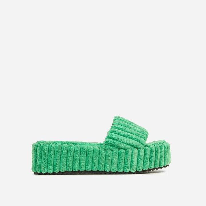 Dame Fuzzy Wellness-sandaler Stilla
