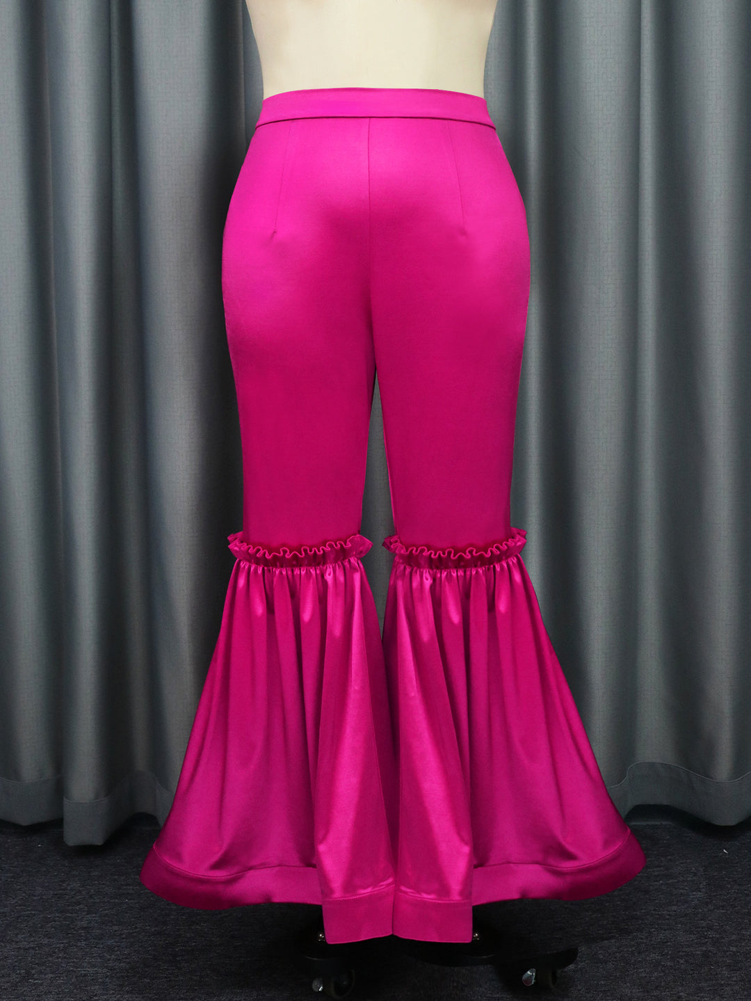 Damer elegante Palazzo-bukser med ruffles detaljer Skovae