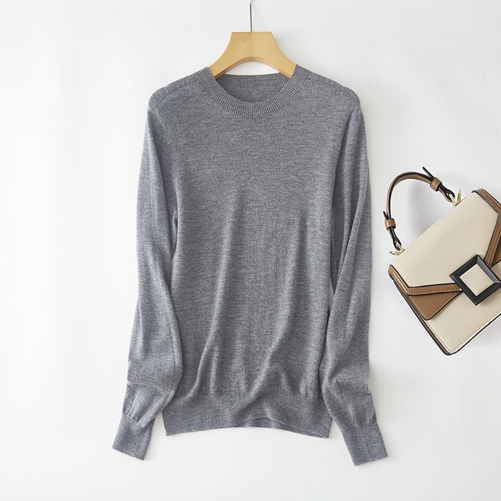 Femme Classic Relaxed Fit Strikpullover Stilla