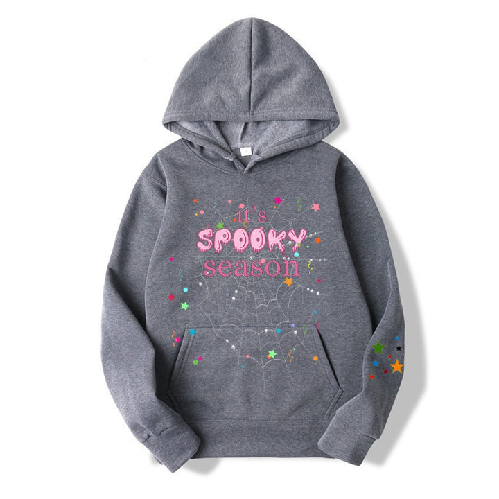 Kvinder hyggelig hoodie med grafisk Halloween design Skovae