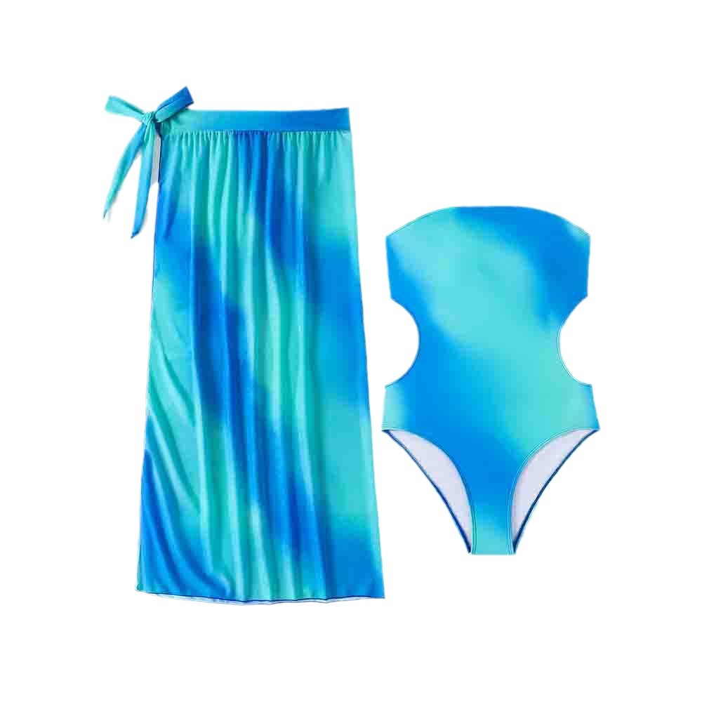 Dame Strandkjole med elegant wrappedesign og justerbare stropper Stilla