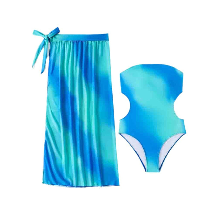 Dame Strandkjole med elegant wrappedesign og justerbare stropper Stilla