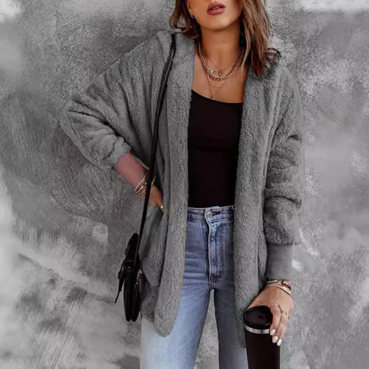 Kvinders oversized cardigan med blødt materiale og afslappet pasform Stilla