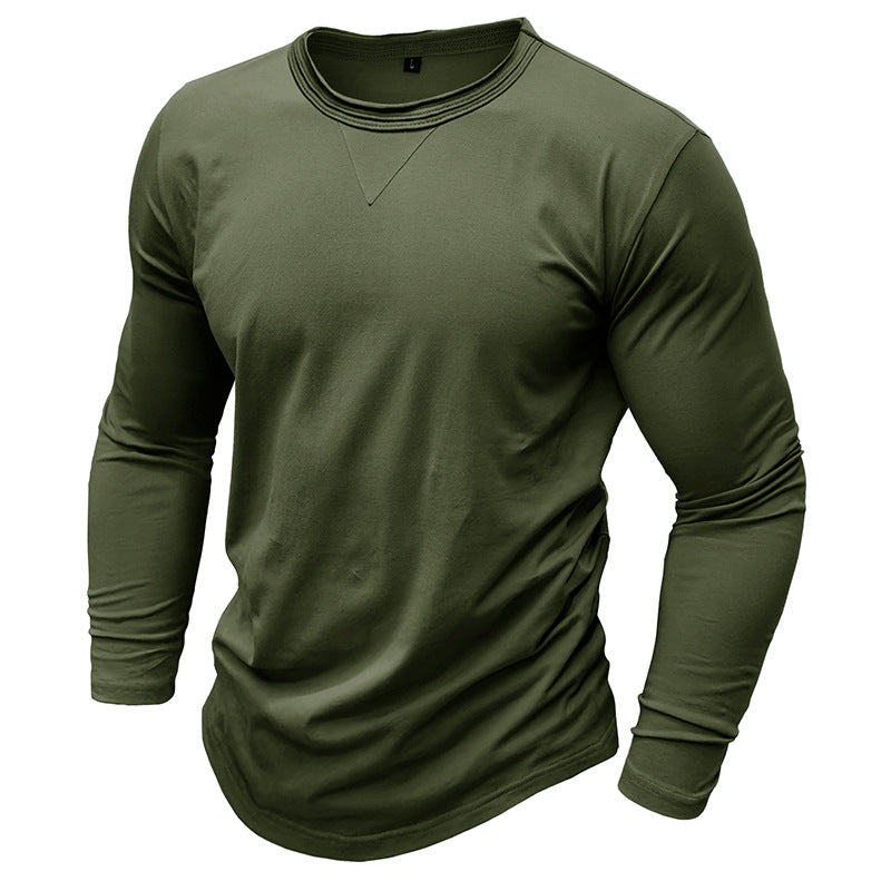Herrer langærmet T-shirt med moderne pasform og åndbart materiale Stilla
