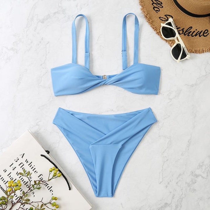 Dame Twist Front Bikini Sæt Stilla