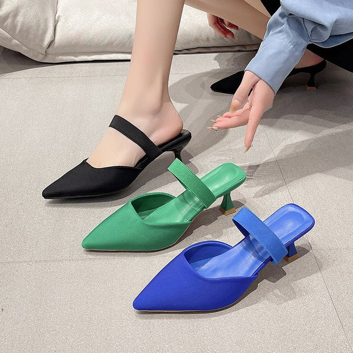 Dame Slingback-pumper med elegant spids design og komfortabel hælrem Stilla