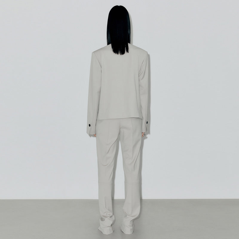 Dame Urban Oversized Blazer med moderne snit og praktiske lommer Stilla