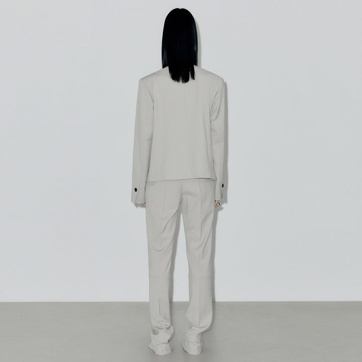 Dame Urban Oversized Blazer med moderne snit og praktiske lommer Stilla
